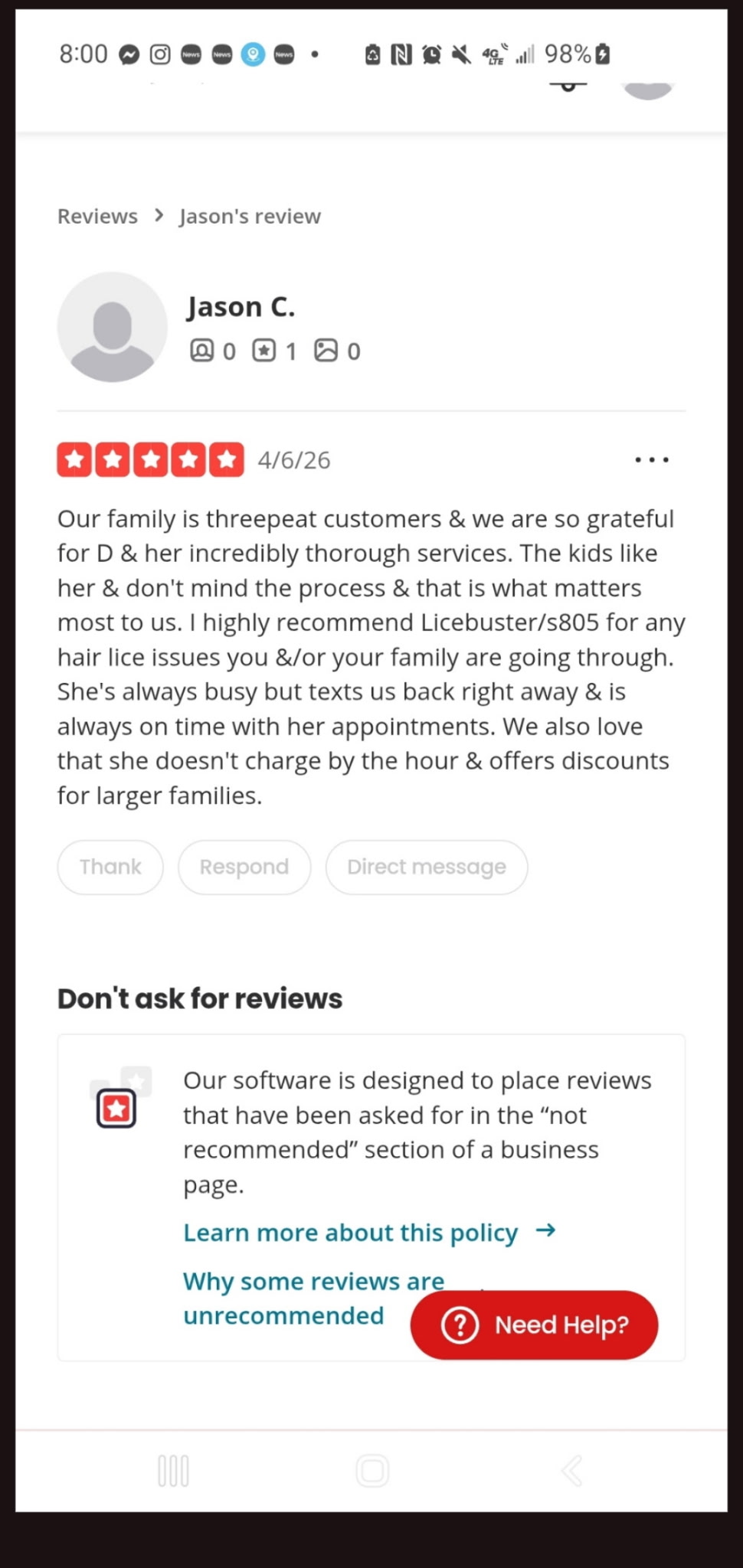 Lice Busters 805
